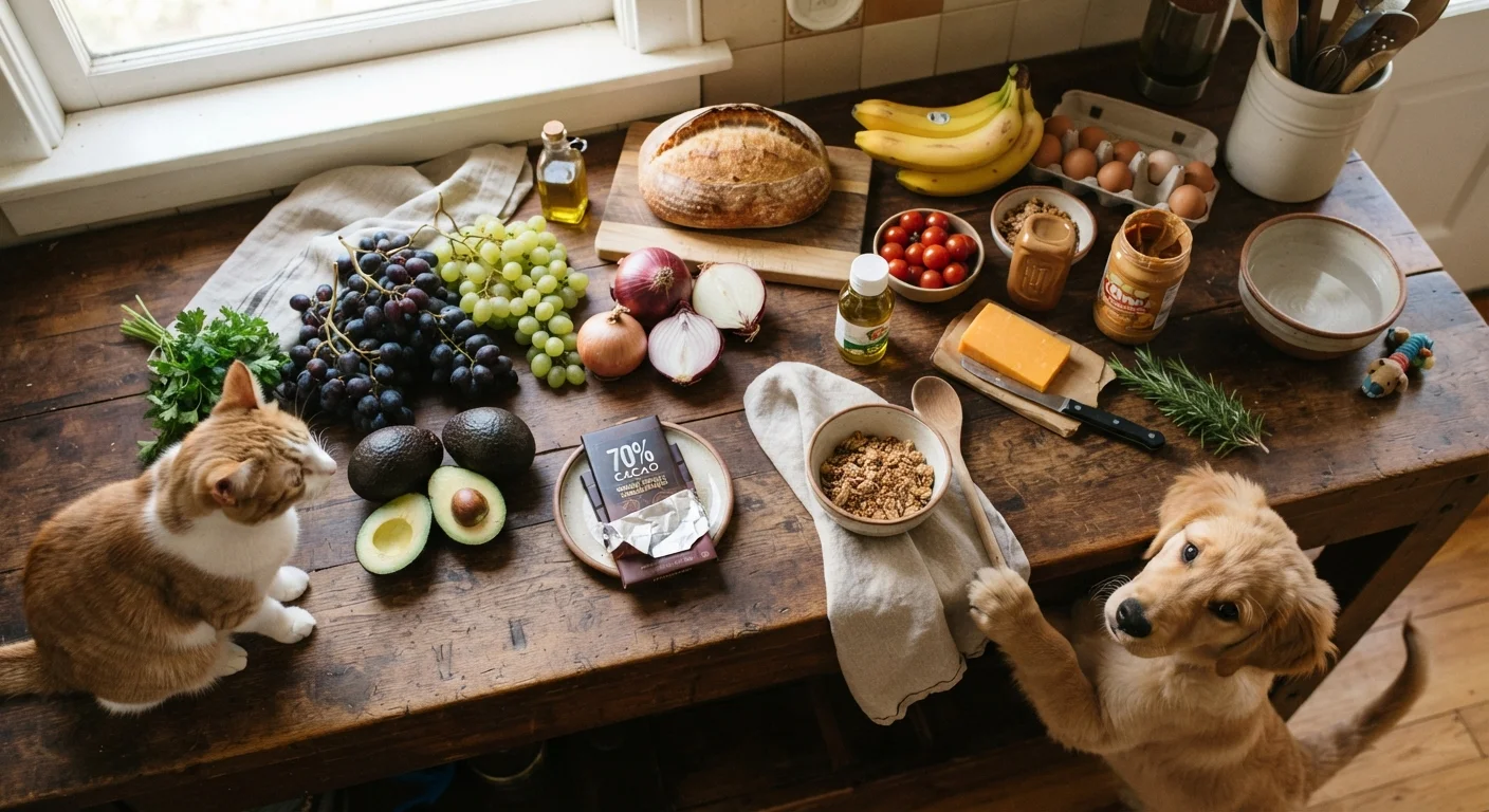 Foods That Are Harmless to Humans but Dangerous to Pets