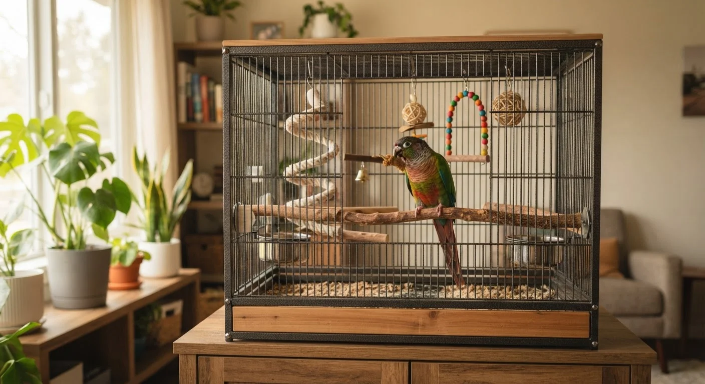 Setting Up a Safe, Enriching Home for a Pet Bird
